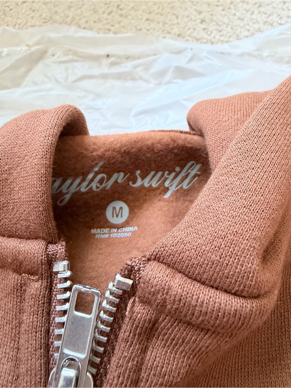 NEW Taylor Swift Acoustic Piano Surprise Song Zip Up Hoodie - Picture 4 of 8